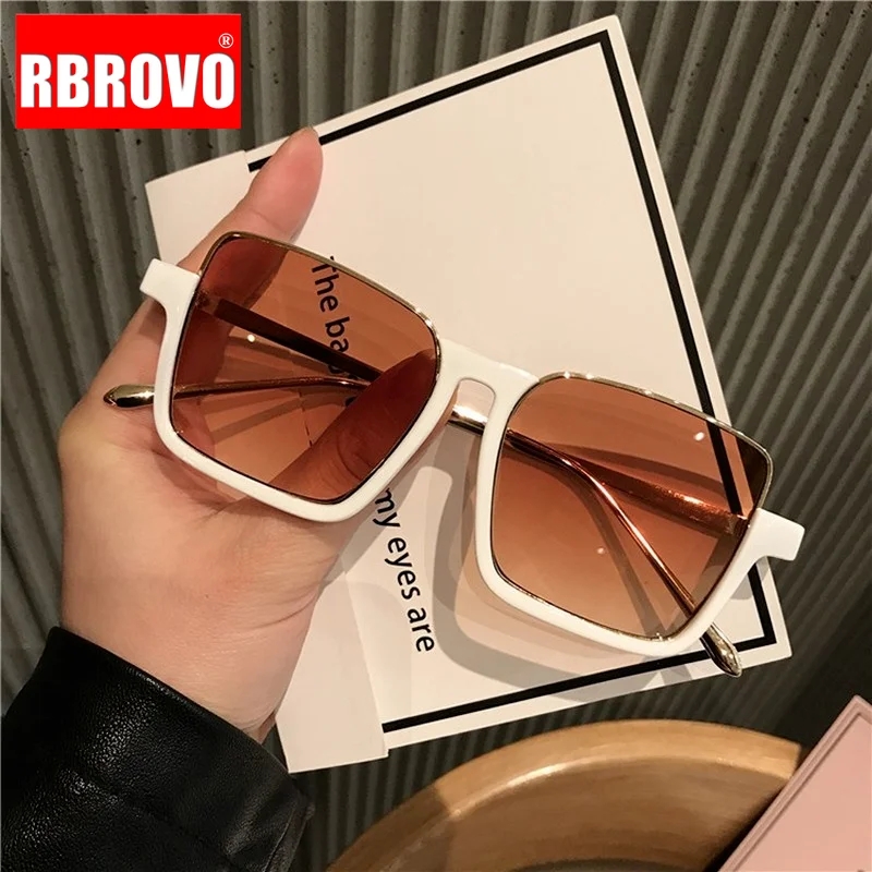 

RBROVO 2022 Square Half Border Sunglasses Children Luxury Brand Eyewear for Boys/Girls Fashion Glasses Kids Gafas De Sol Mujer