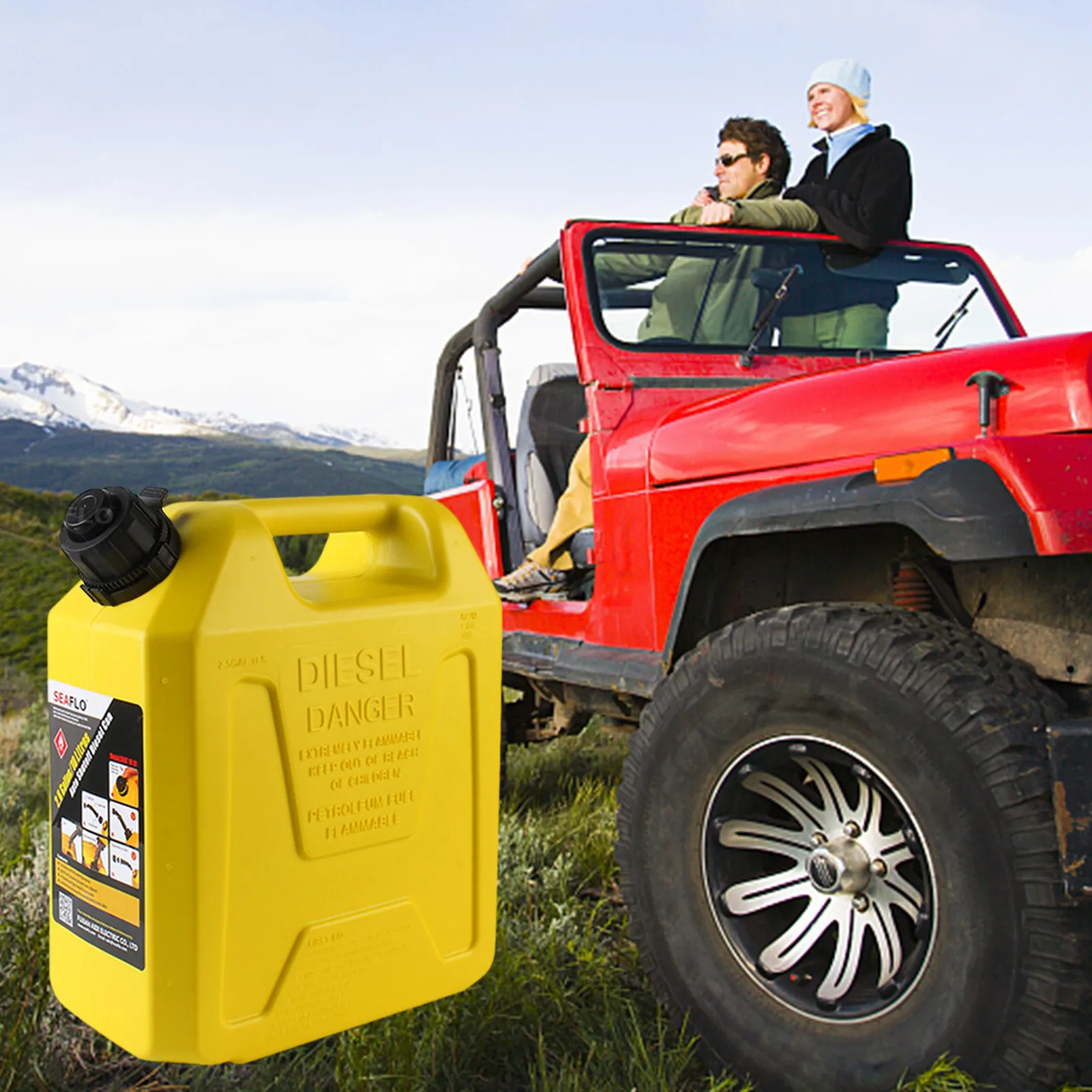 

20L Portable Gases Can Gasolines Container Diesel Drum Explosions-Proof Oil Drum Emergency Oil Container Automotive Supplies
