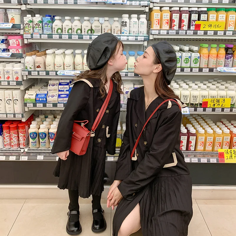 

Семейные одинаковые наряды для мамы и детей, милые платья с бантом, одежда для маленьких девочек, одинаковые наряды для мамы и дочки, семейны...