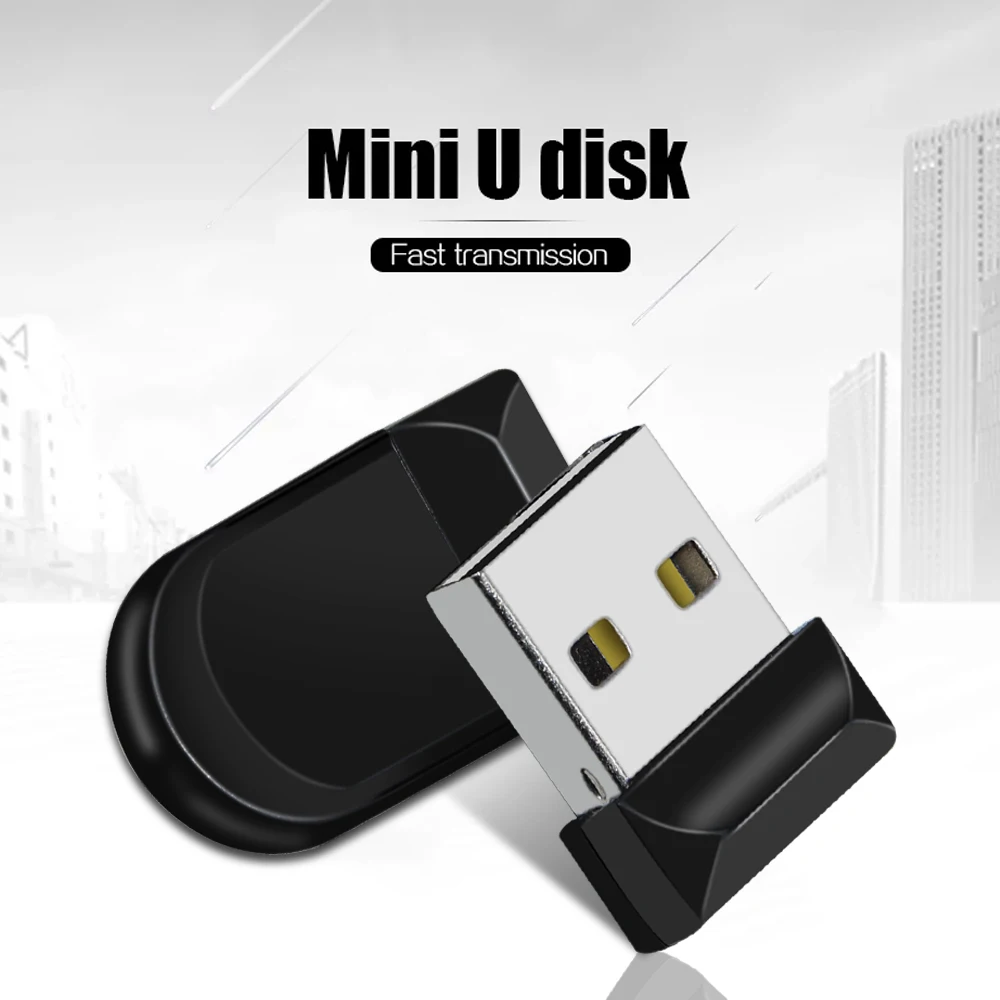 Супер мини USB флэш-накопитель 64 ГБ 32 16 8 4 Гб Водонепроницаемый высокоскоростной