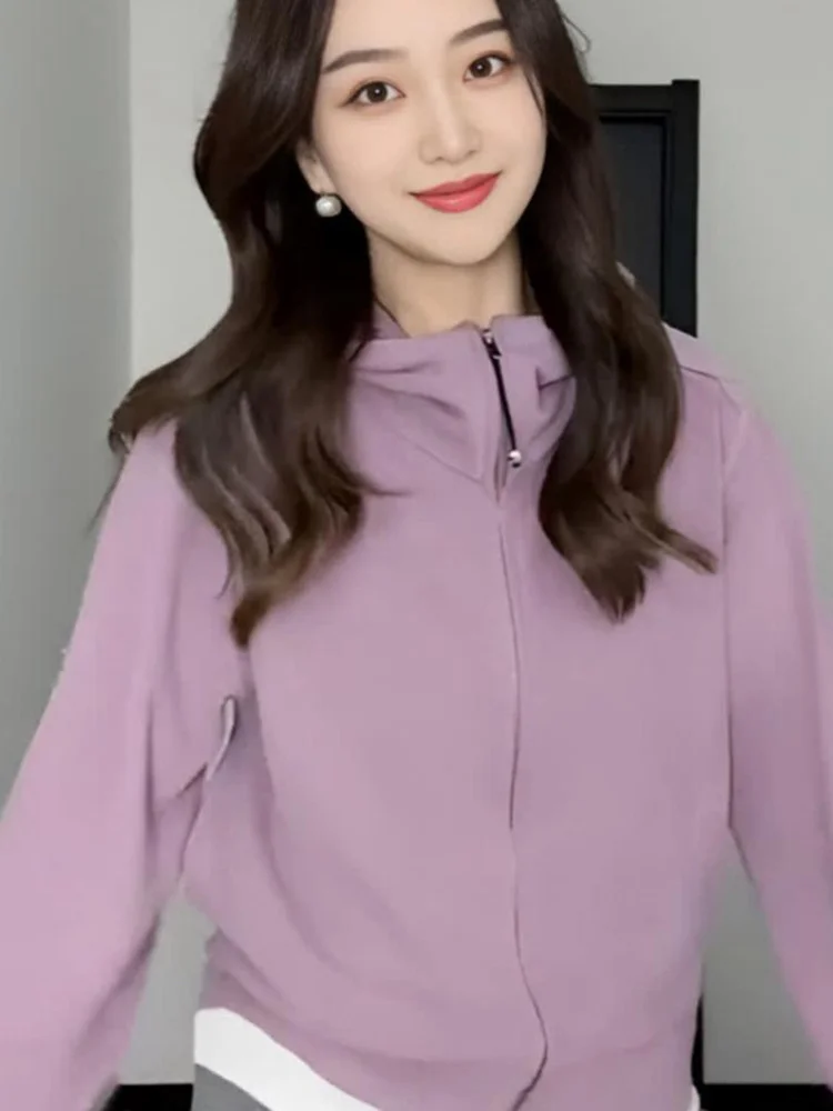 Осень-зима 2023 новая женская модная повседневная темпераментная толстовка с