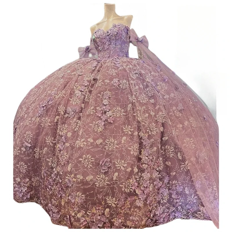 AA-P87 Роскошные сиреневые платья принцессы Quinceanera по индивидуальному заказу