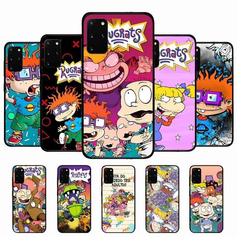 

Cartoon-R-Rugrat Chuckie Angelica Phone Case for Samsung S10 21 20 9 8 plus lite S20 UlTRA 7edge