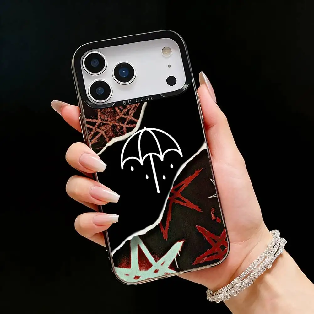 Фото Чехол BMTH B-Bring Me the H-Horizon для iPhone 17, 16, 15, 14, 13, 12 Pro Max, черный матовый, противоударный, цвета «Кэнди» №5