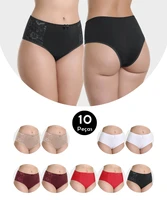kit 10 panties imi lingerie high waist high waist microfiber catarina