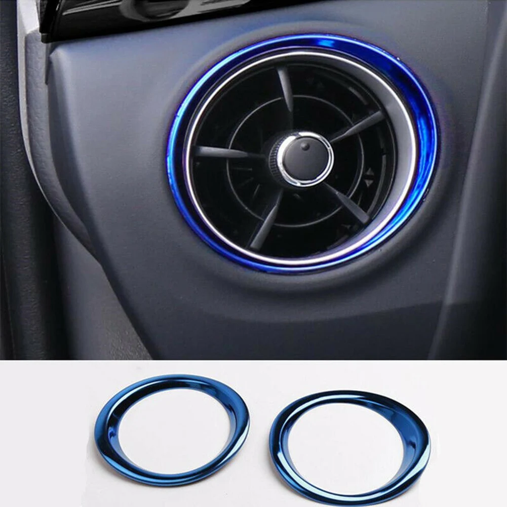 

Interior Accessories Speaker Decoration Fit For Toyota Corolla 2016 2017 2018 Air Vent Decorations 100% Brand New