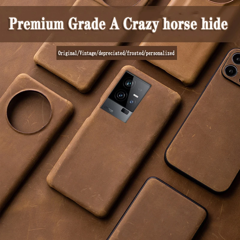 Leather cowhide phone cases for VIVO IQOO 11 10 9 8 5Pro 7se z1 z5x neo 3 7 6 5se 5G luxury Back cover phone case fundas