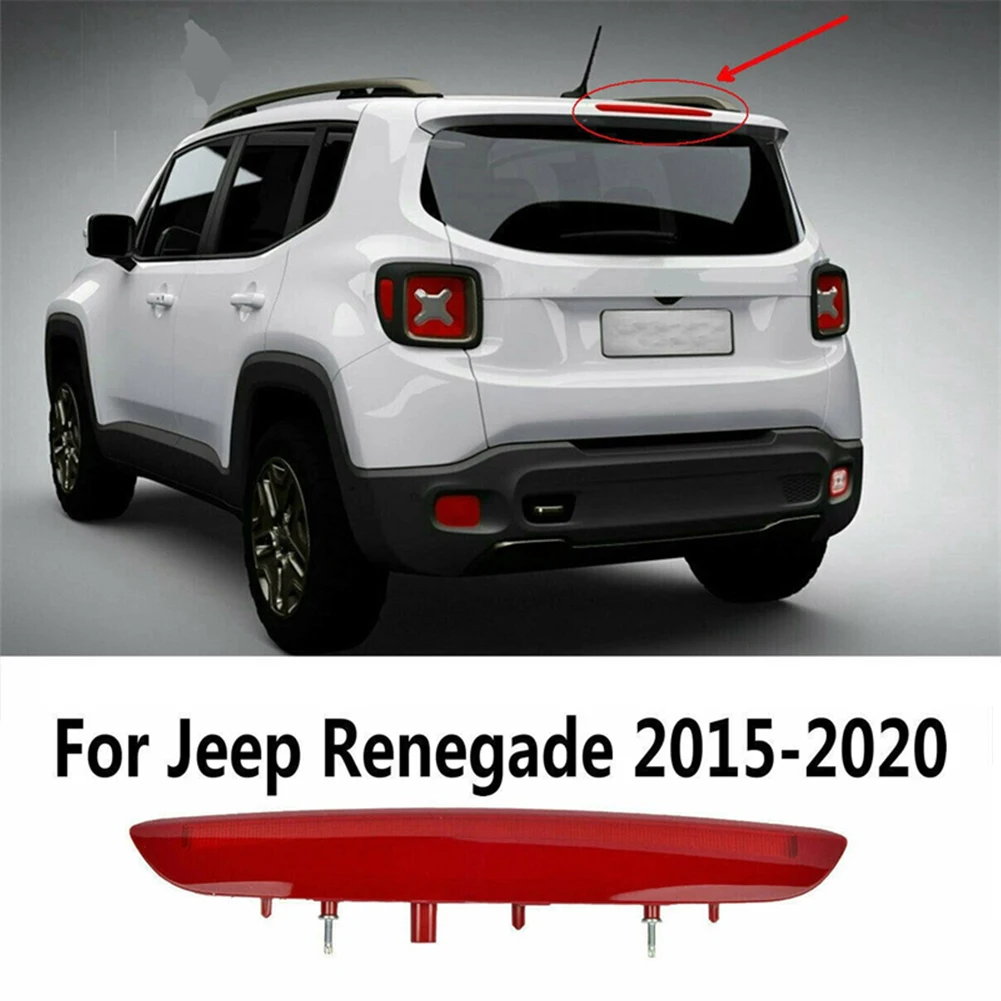 Car LED Third Brake Light Rear Parking Signal Lamp for Jeep Renegade 2015-2020 68247167AA High Mount Stop Warning Light