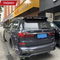 for bmw x7 g07 spoiler 2019 2020 2021 high quality abs material car rear trunk window roof spoiler