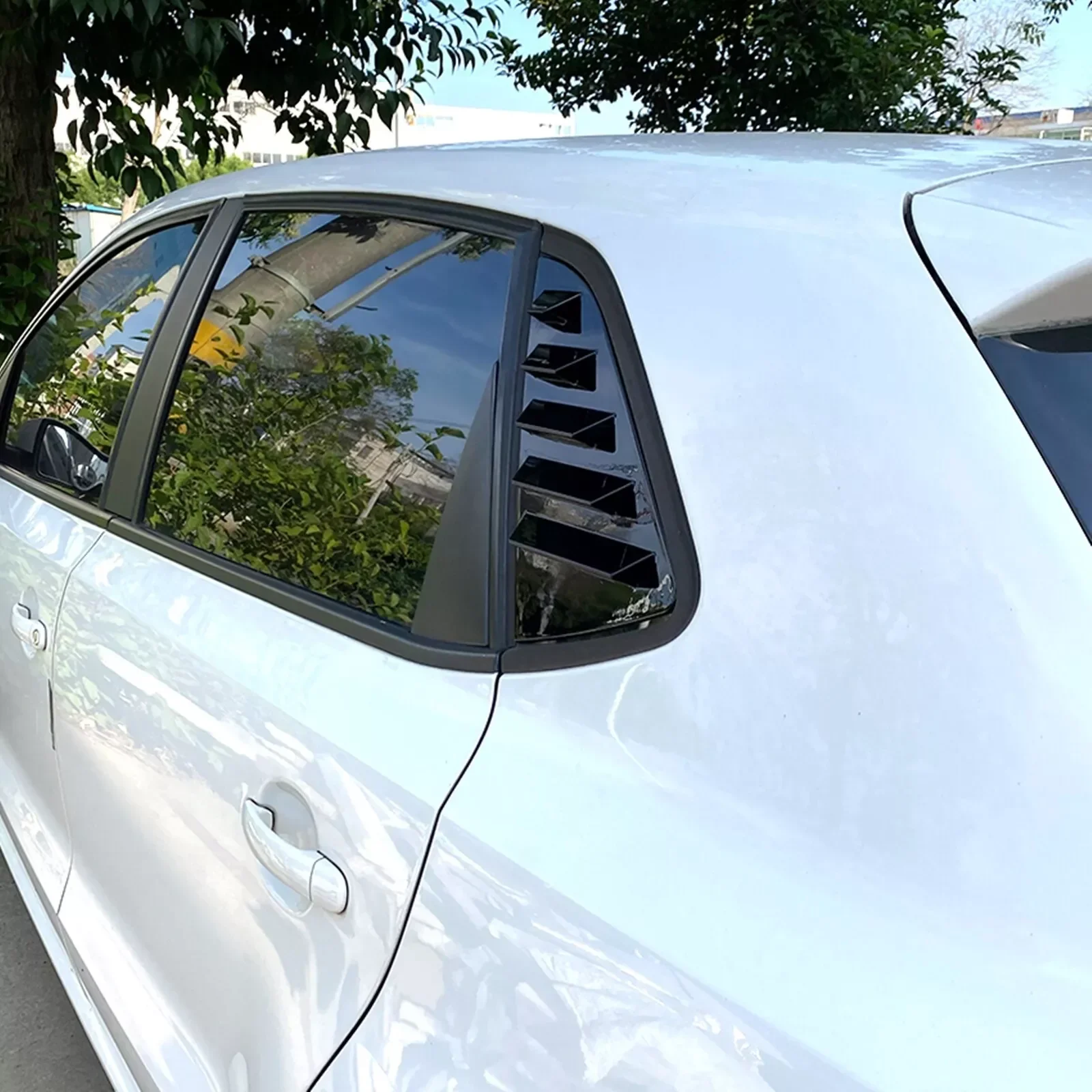 Для Volkswagen VW Polo MK6 2018-2023 автомобильная задняя жалюзи боковая крышка окна накладка