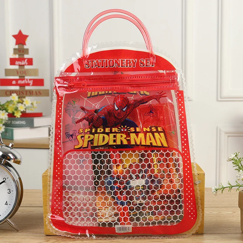 

Disney Princess Portable Stationery Bag Set Gift Pack Spider-Man Kindergarten Stationerychildrens Day Elementary School Rewards