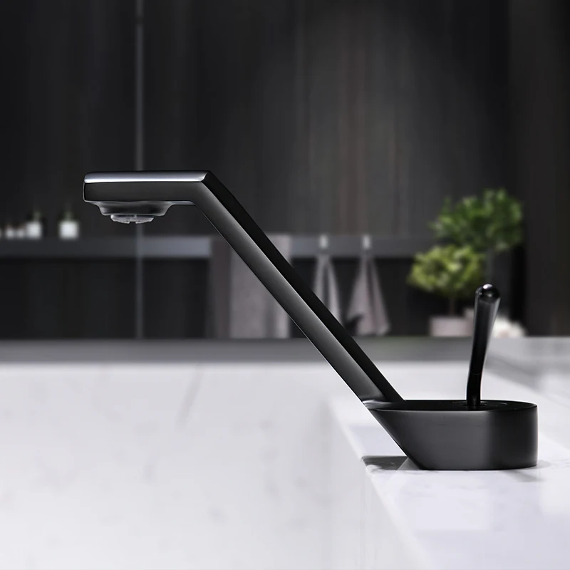 

Brass Black Kitchen Faucet Retro Cold Hot Water Under Window Brushed Washbasin Tap Stand Bathroom Cuisine Stream Deck YQ50LT