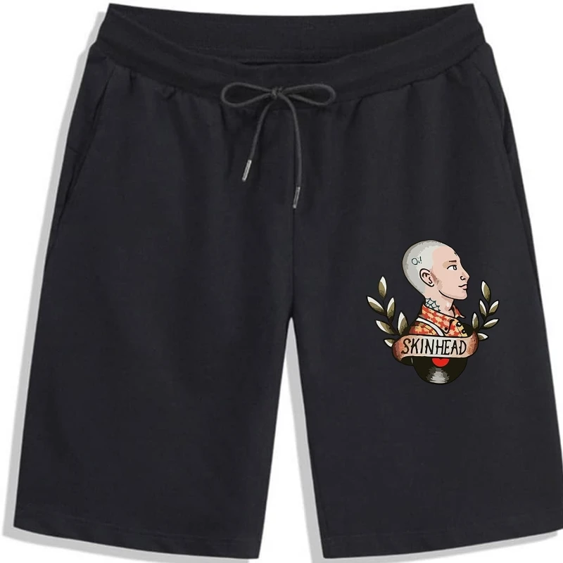 

Новинка 2019, мужские Модные летние крутые хлопковые шорты Skinhead, старые школьные шорты с татуировкой Skinhead, лучшие мужские шорты