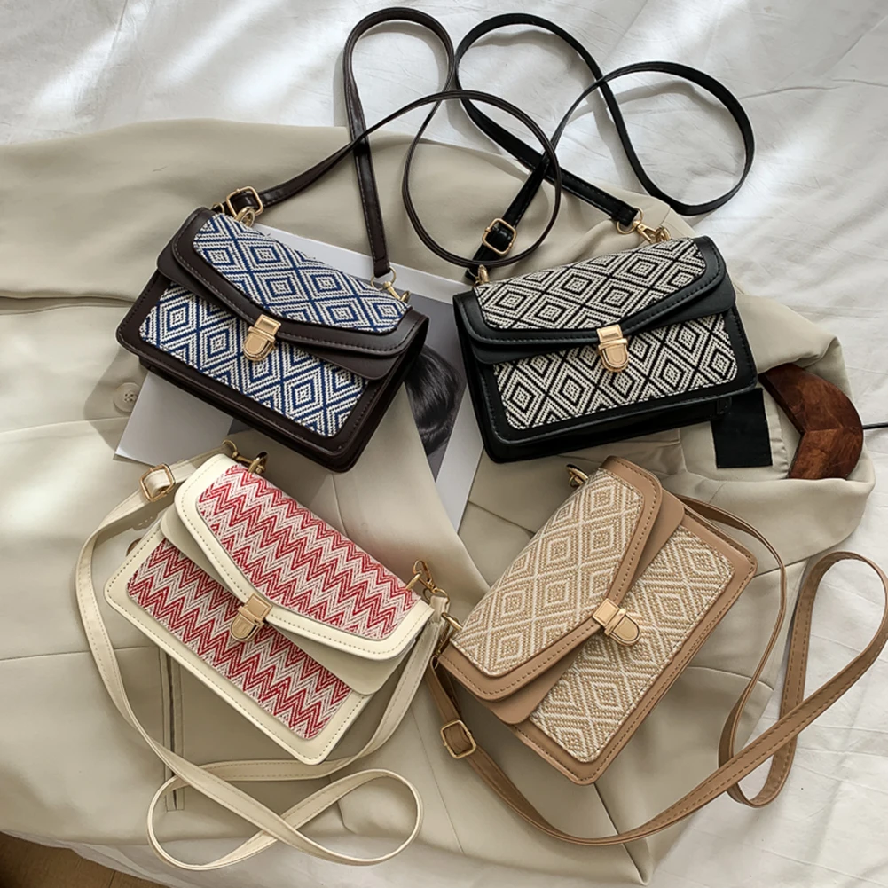

Popular Simple Female Daily Bag Fashion Envelope Crossbody Bags Female PU Leather Ethnic Style Shoulder Handbags