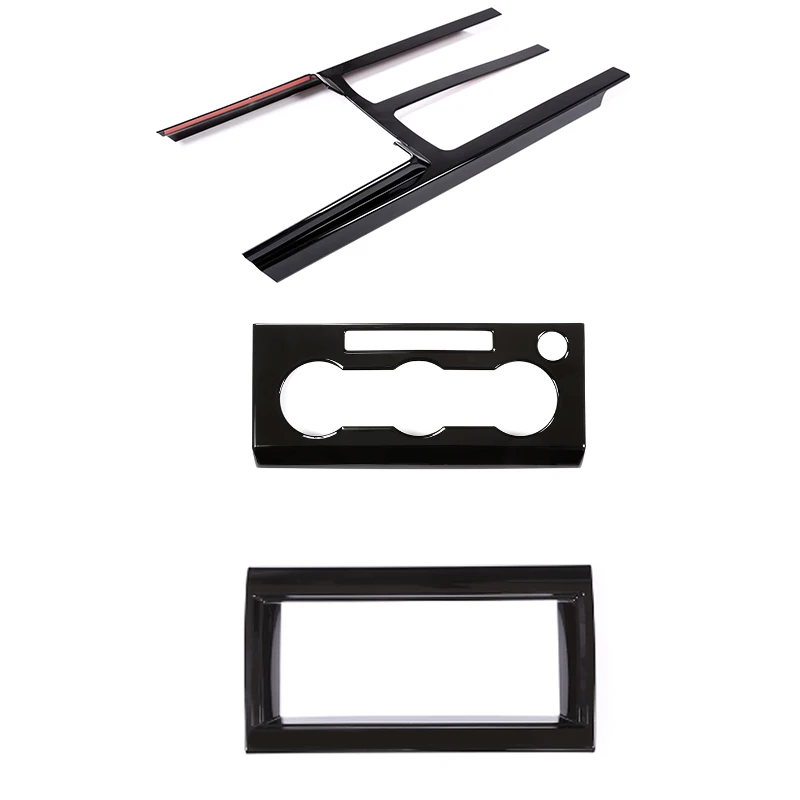 

Для Land Rover Discovery 5 LR5 L462 2017-2020 глянцевый черный ABS центральная панель кондиционера, накладка, аксессуары для салона автомобиля