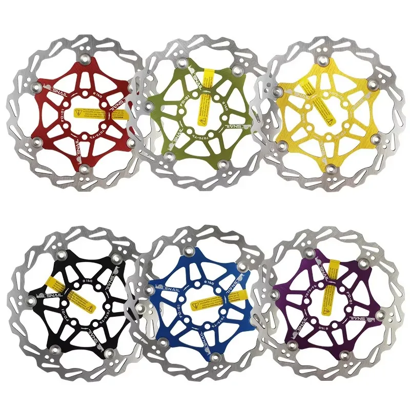 1 шт. SNAIL велосипедный дисковый тормоз 160/180/203 велосипедные плавающие роторы из