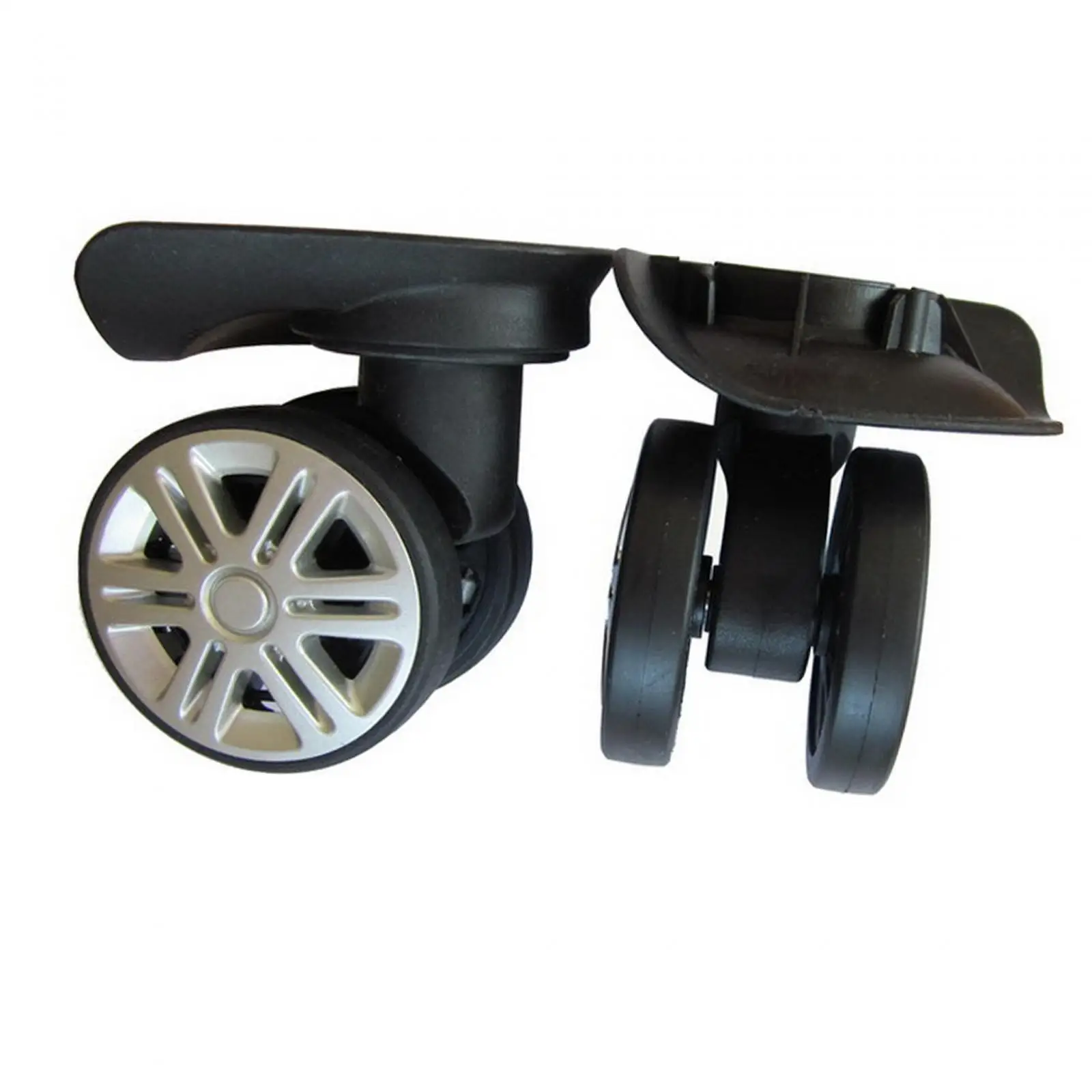 Сменные колеса для багажа 2 шт. поворотные двухрядные чемоданов сумок