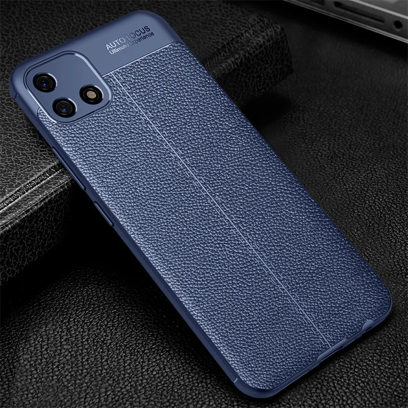 Cover For OPPO A16K Case For OPPO A16K Capas Back Shockproof Armor Bumper Luxury Soft TPU Leather For Fundas OPPO A16 A16K Cover