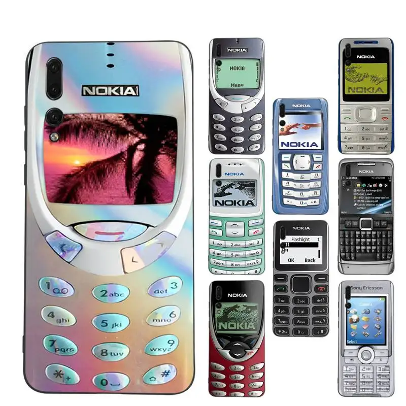 

Retro mobile Phone Phone Case for Huawei Honor 10 i 8X C 5A 20 9 10 30 lite pro Voew 10 20 V30