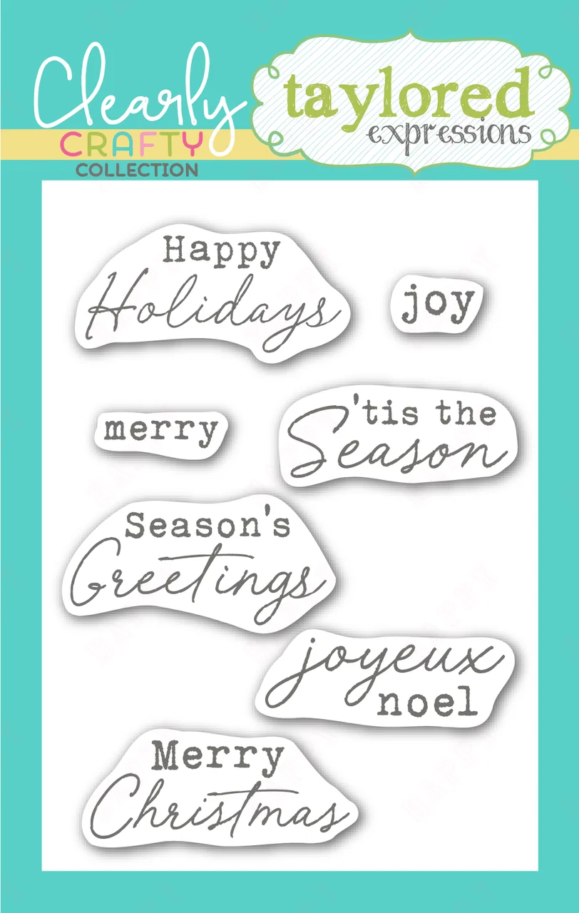 

Stamps Or Metal Cutting Dies Sets For Diy Craft Making Greeting Card Scrapbooking New Arrival Signature Sentiments - Holiday