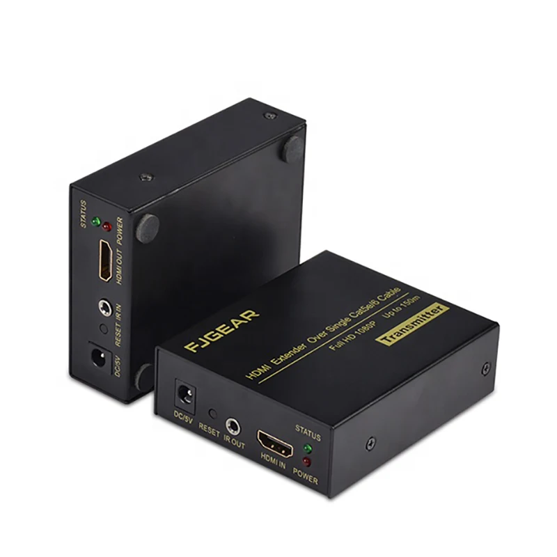 Hdmi-удлинитель 150 м по Ethernet tcp/ip rj45 cat5 cat5e cat6 HDMI-Сплиттер передатчик приемник для hd DVD