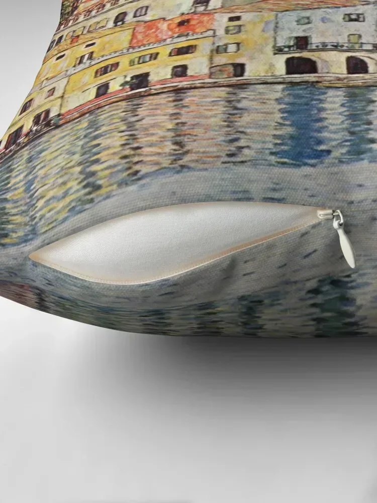 Густав Климт - Malcesine on Lake Garda Декоративная подушка Чехлы для подушек Роскошная