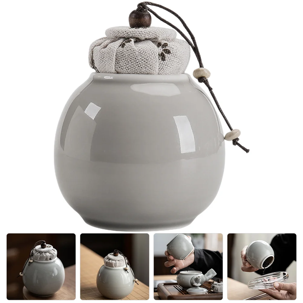 

Tea Container Tea Jar Portable Storage Jar Ceramic Tea Storage Jar Tea Can Tea Canister