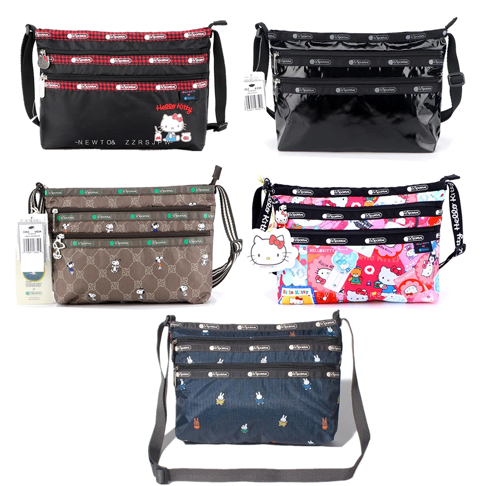 

Lesportsac Kawaii Cartoon Crossbody Shoulder Bags Anime Hellokts Totoros Casual Printed Lightweight Clutch Coin Purse Pouch Gift