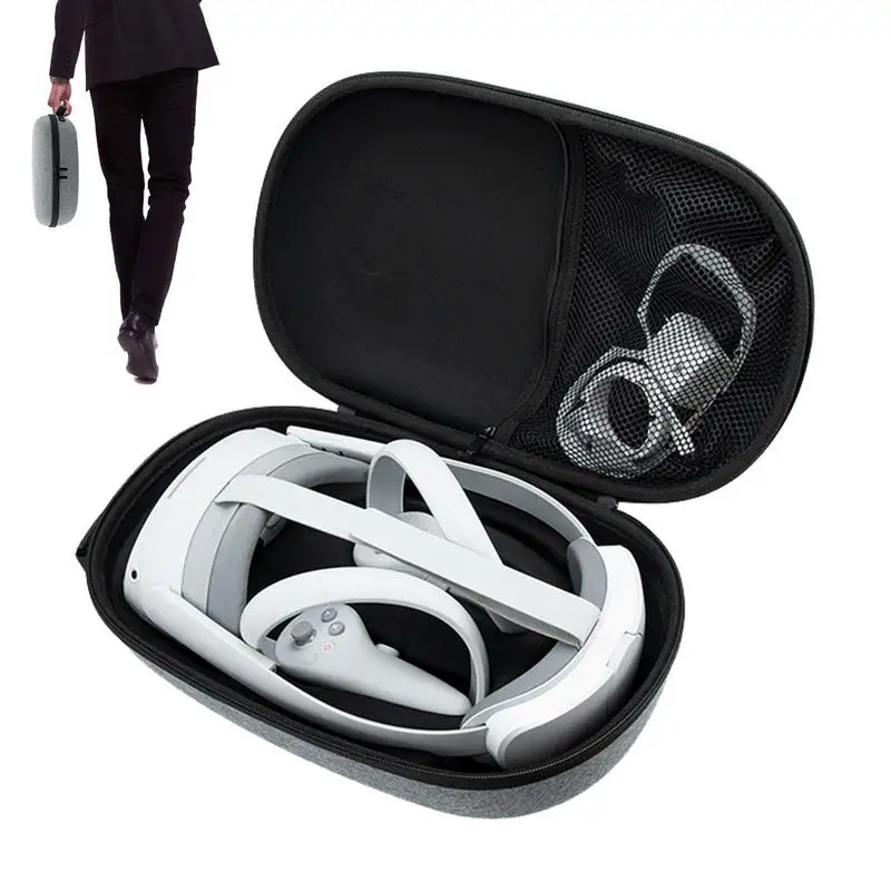 

Портативные аксессуары виртуальной реальности для гарнитуры Pico4 VR, Дорожный Чехол для переноски EVA, коробка для хранения для Pico4 pro, Защитная ...