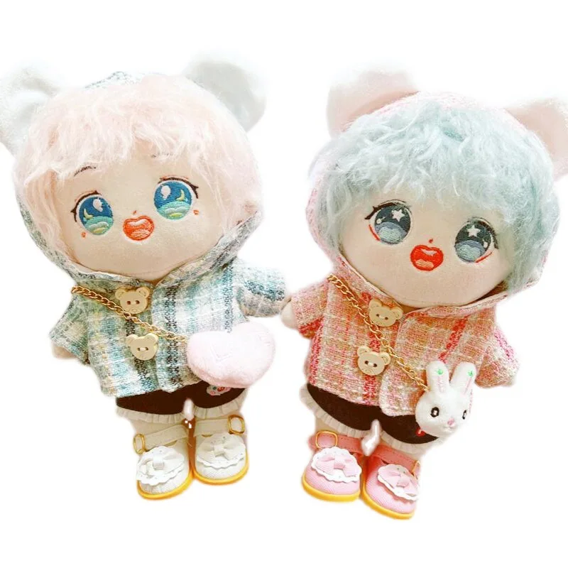 

Аксессуары для кукол Idol, 20 см, одежда, медведь, пальто, костюм, плюшевая кукла, одежда, мягкая игрушка, куклы для корейских кукол Kpop EXO
