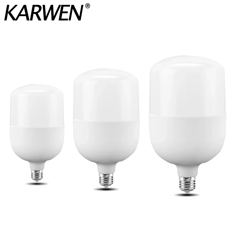 Светодиодная лампа E27 светодиодсветильник 5 Вт 10 15 20 30 без мерцания 220 В