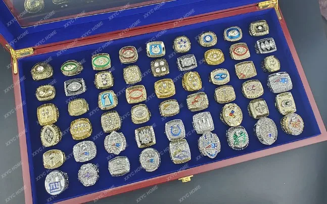 

Super Bowl 54 Rings Set Rugby Championship Ring 1966-2019