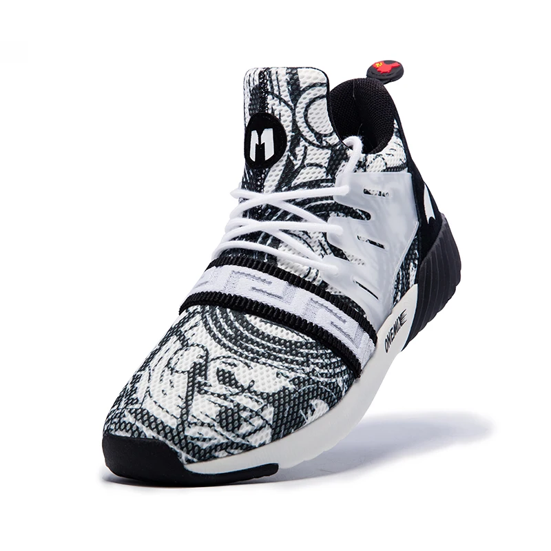 ONEMIX new year clear stock High Top Damping women Sneakers for Outdoor Casual Stripe Slip-On Platform Fitness Trainers Shoes