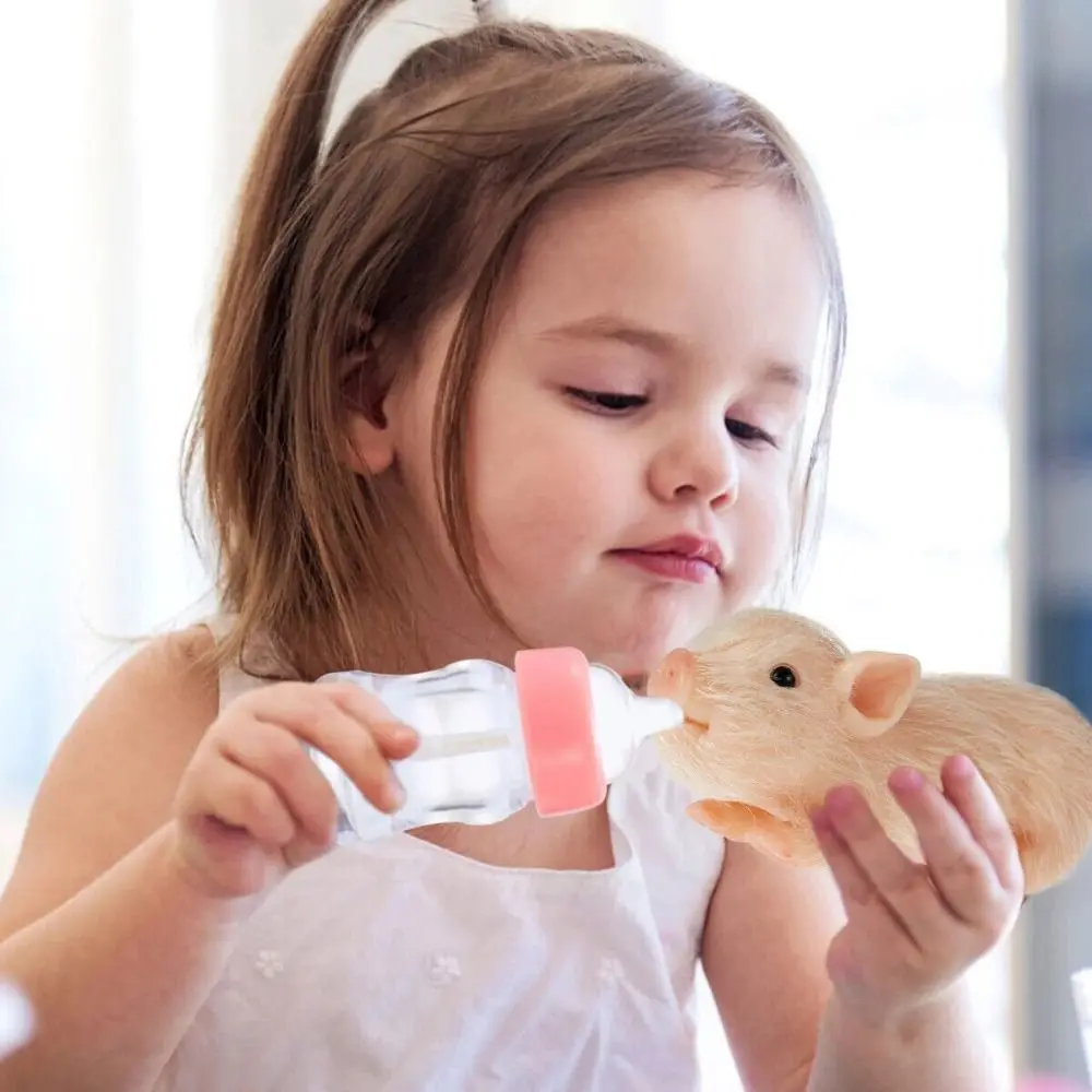 

Creative Lifelike Simulation Decompression Reborn Baby Piglet Mini Doll Full Body Silicone Piglet