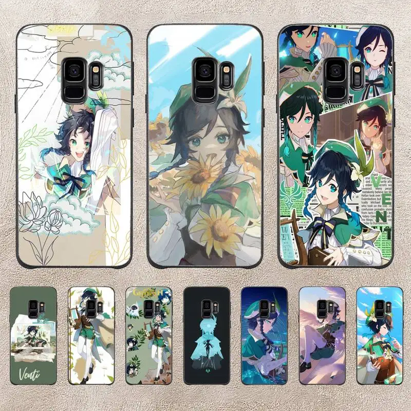 

Genshin Impact Venti Phone Case For Samsung Galaxy A51 A50 A71 A21s A71 A41 A70 A30 A22 A02s A53 A72 A73 5G Cover