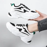 2022 spring korean version of all match dad shoes womens trendy casual heightened thick soled sneakers women