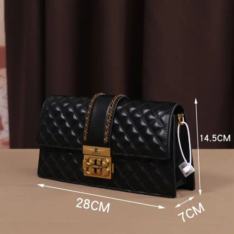 Luxury Brand Contrast Bucket Bag Women's Bag 2023 New High Quality Retro Portable Shoulder Messenger Bag