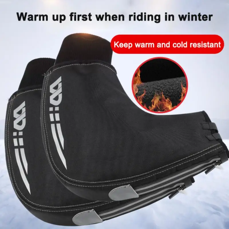 

WEST BIKING Winter Gloves Mountain Bike Handlebar Riding Protective Gloves Bike Windproof Fleece Warm And Cold-resistant Gloves