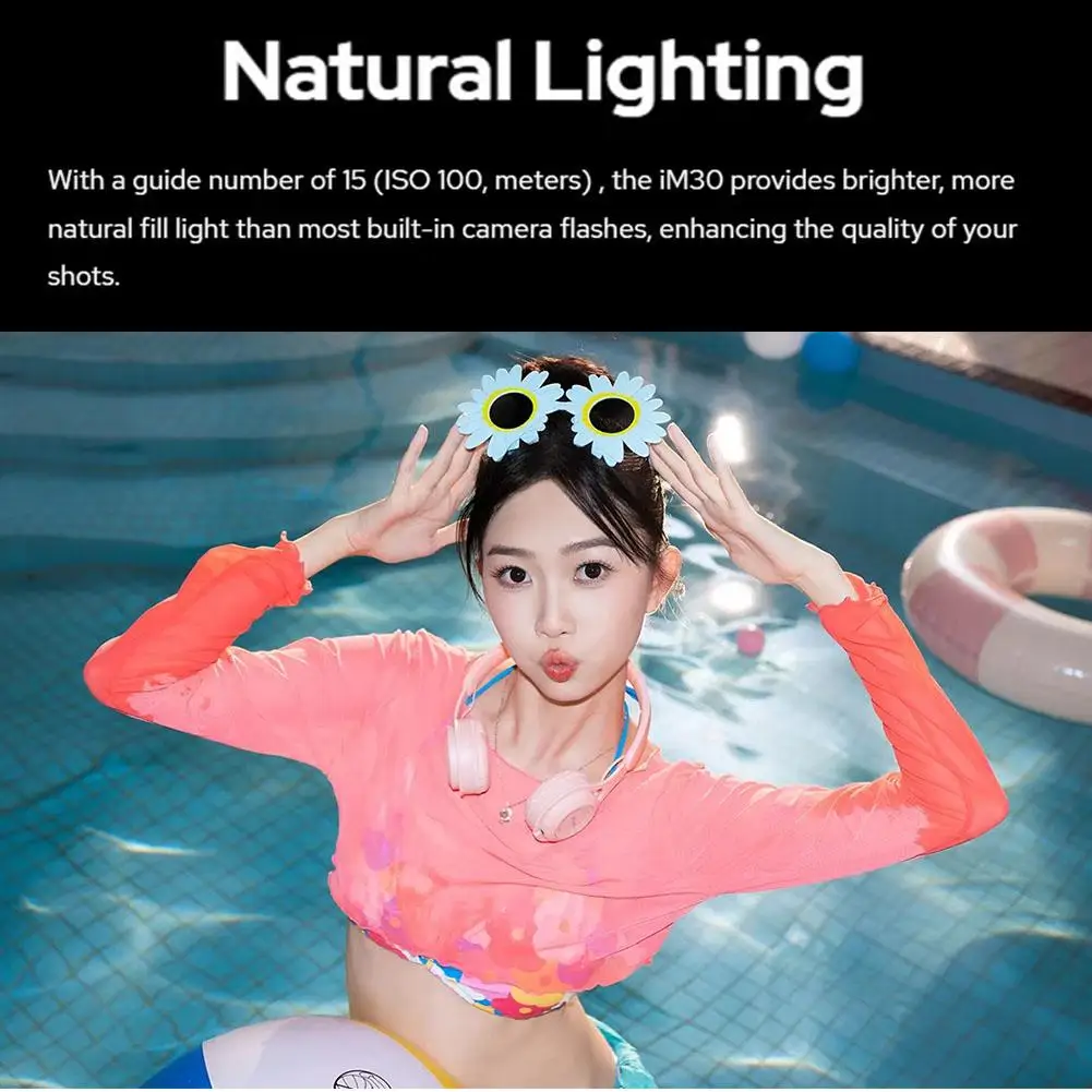 Портативная мини-вспышка Godox IM30 с ручной вспышкой