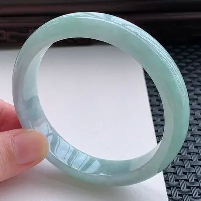 

Natural 54mm-64mm Burmese Emerald Bracelet Elegant Princess Jewelry Best Gift for Mom and Girlfriend