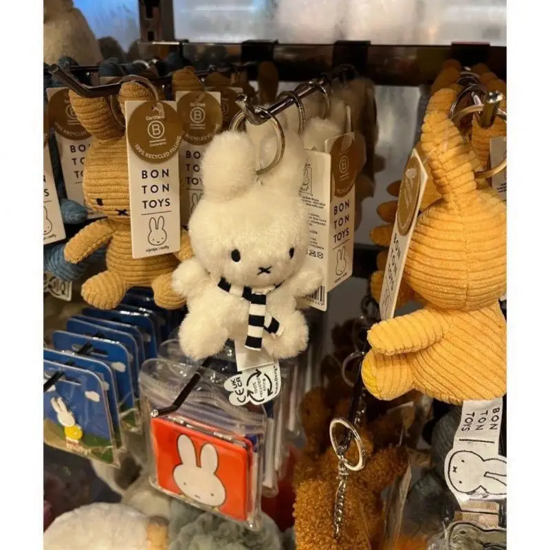 Аниме Горячий Новый Kawaii Miffys Брелок Подвеска Полосатый Кролик Кукла Сумка