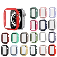 full cover case for apple watch series 7 se 6 protector case accessories apple watch 6 5 4 3 2 iwatch screen film 38mm 40mm 44mm