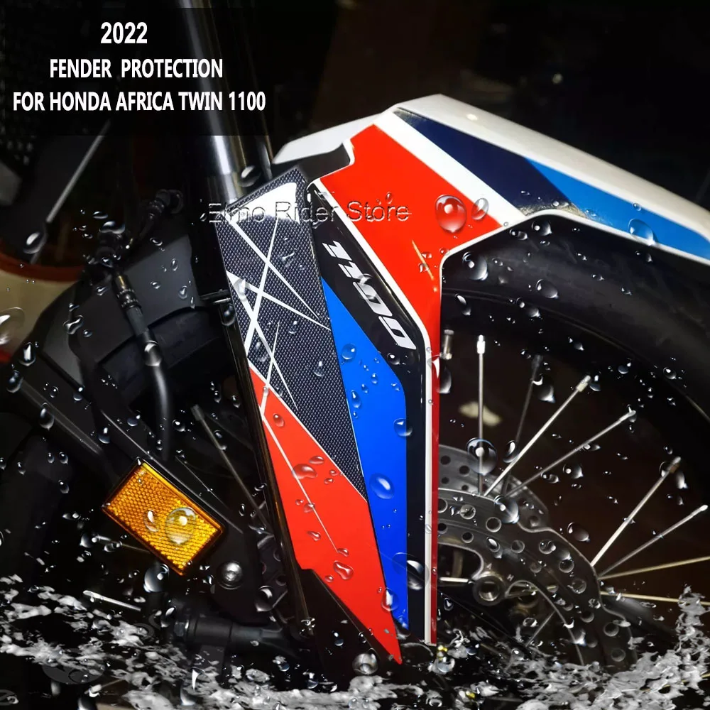 TWIN 111 3D полимерная защитная наклейка на переднее крыло для брызговика краска HONDA