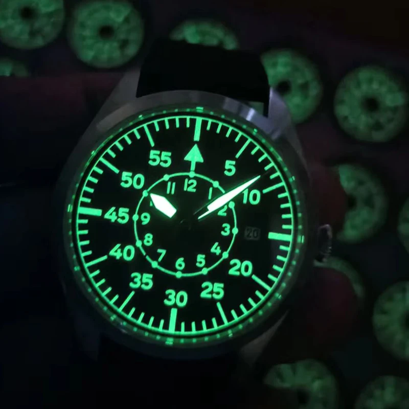 Szwajcarski Pilot automatyczny zegarek Reloj Automatico De Hombre Relojes mechaniczny zegarek Sapphire Steel Flieger zegarek japonia Uhr 6 Szwajcarski Pilot automatyczny zegarek Reloj Automatico De Hombre Relojes mechaniczny zegarek Sapphire Steel Flieger zegarek japonia Uhr 6