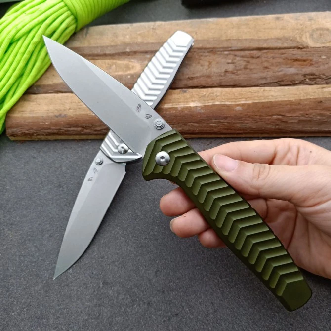 

D2 Blade Tactical Folding Knife Outdoor BM 781 Aluminum Handle Camping Self Defense Safety Pocket Knives EDC Tool-BY62