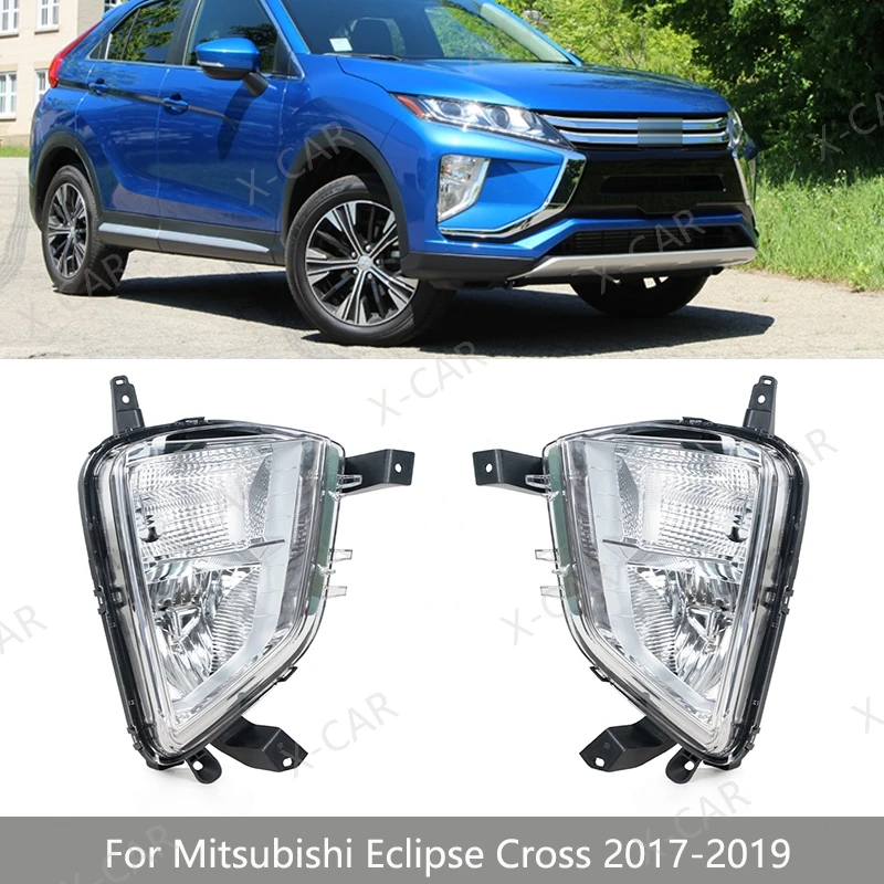 Фото Передний бампер, противотуманная фара, сигнальная лампа без лампы для Mitsubishi Eclipse Cross 2017 2018 2019, противотуманная фара №1
