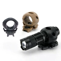 outdoor tactical quick release flashlight clamp holder mount for fast helmet