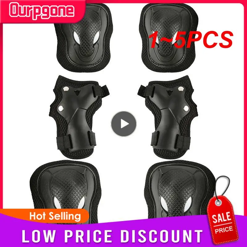 

1~5PCS joelheira de compressão Cycling Protector Gear Shoulder Pad Elbow Pad Bike Knee Protector For Adult Cycling