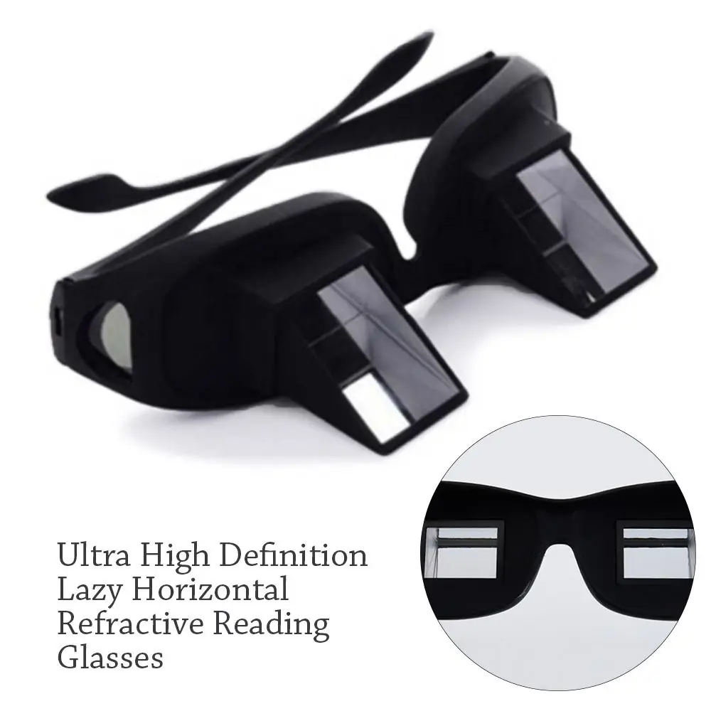 Men Women Watching TV Creative Horizontal Type Funny Refractive Glasses Reading Glasses Lazy Glasses Lying Down View