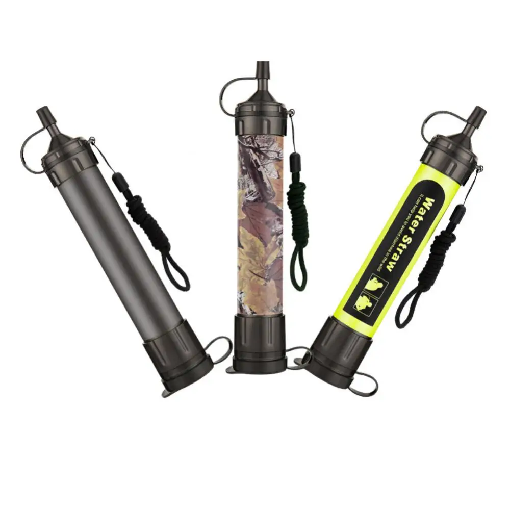 

Outdoor Water Purification Straws Portable Individual Water Purifiers Camping Water Tools Camping Survival Straws Outdoor Tools